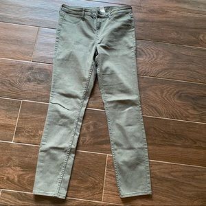 Green H&M jeans / size 30